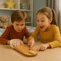 Miniatyrbild 5 av 5: Mini Bowling Spel i Trä - SHOP-STORY - BOWLINGO - 28,5 cm - För Barn och Vuxna - Inomhus