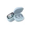 Miniatyrbild 2 av 2: TWS Bluetooth 5.4-hörlurar med LCD-skärm Braga Noise Cancelling ANC Blå