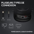 Miniatyrbild 5 av 6: Gaming headset - Trådlös - Logitech G - Pro X 2 - Bluetooth - PS5, PS4, PC - Vit