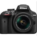 Miniatyrbild 2 av 2: Nikon D3400 Kit reflexkamera (AF-P 18-55 VR) svart - 24,2 MP - Full HD 1080p - Bluetooth