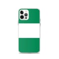 Miniatyrbild 1 av 2: Mobilskal – Nigerias flagga – Kompatibel med iPhone 12 Pro – Mjukt skydd – Starkt och stötsäkert – Silikon – Pixelforma