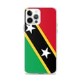 Miniatyrbild 1 av 2: Skal - PIXELFORMA - iPhone 12 Pro Max - Flagga Saint Kitts och Nevis - Mjuk - Resistent