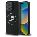 Miniatyrbillede 1 af 6: Telefoncover - KARL LAGERFELD - iPhone 16 Pro Max - Silikone - Unik design - Hoved Karl&Choupette