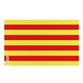 Miniatyrbild 1 av 3: Flagga Pyrénées-Orientales – 192 x 288 cm – Motståndskraftig Polyester – 2 Metallöljett – Inomhus / Utomhus – Pixelforma
