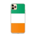 Miniatyrbild 1 av 2: Telefonfodral – Elfenbenskustens flagga – Kompatibel med iPhone 11 Pro Max – Mjuk väska – Slitstark och stötte absorberande – Pixelforma