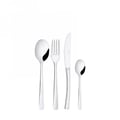 Miniatyrbild 1 av 2: Bestick - TENDENCE - Set 24 Pz - Rostfritt stål 18/10 - Fyrkantig design - Diskmaskinskompatibel