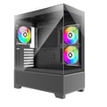 Miniatyrbild 1 av 2: Gaming PC Chassi - Xilence - X218.ARGB - 3 ARGB PWM Fläktar - Midi Tower - Härdat Glas