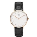 Miniatyrbild 2 av 2: Klocka - Daniel Wellington - 0513DW - Dam - Svart läder - Quartz 36mm