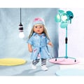 Miniatyrbillede 2 af 6: Baby født Deluxe Jeanskjole til dukke på 43 cm