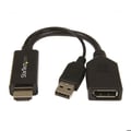 Miniatyrbild 2 av 2: STARTECH.COM 4K HDMI till DisplayPort-adapter - USB-driven