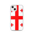 Miniatyrbild 1 av 2: Mobilskal - PIXELFORMA - iPhone 13 - Flexibelt - Hållbart - Georgiens flagga