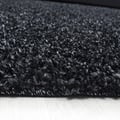 Miniatyrbild 2 av 3: Matta - ANTRACIT - Rund - 200x200 cm - Shaggy - 30 mm höjd på lugg