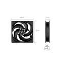 Miniatyrbild 5 av 5: Kylare - ARCTIC - P14 Value Pack - 14 cm - 1700 RPM - 0,3 sone