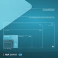 Miniatyrbild 5 av 6: Gaming musmatta - STEELSERIES - QcK L - Cyan