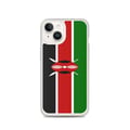 Miniatyrbild 1 av 2: Telefonfodral – Kenyas flagga – Kompatibel med iPhone 14 – Mjukt fodral – Slitstarkt och stöttåligt – Silikon – Pixelforma