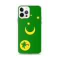Miniatyrbild 1 av 2: Telefonfodral – Cocosöarnas flagga – Kompatibel med iPhone 12 Pro Max – Mjuk etui – Slitstark och stötsäker – Pixelforma