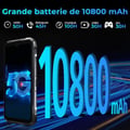 Miniatyrbild 5 av 6: HOTWAV Hyper 7 Pro 5G Mobiltelefon Stöttålig 36Go+256Go Robust Smartphone 10800mAh 200MP 120Hz 6.6"FHD+ NFC Android14, Röd