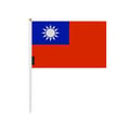 Miniatyrbild 1 av 2: Mini Taiwan Flagga - Flera färger - 30 x 45 cm - 100 stycken - Polyester - Lätt och robust