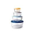 Miniatyrbild 1 av 2: Set av 4 runda Tupperware