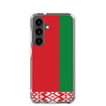 Miniatyrbild 1 av 2: Telefonfodral – Belarus flagga – Kompatibel med Samsung Galaxy S24 Plus – Mjukt fodral – Slitstarkt och stötsäkert – Pixelforma