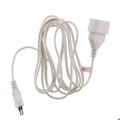 Miniatyrbild 1 av 2: Rallonge domestique 5m - 1380W 6A - vit - Zenitech