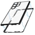 Miniatyrbild 1 av 6: MagSafe Helkroppsfodral för Galaxy S24 Ultra Hard Back Härdat Glas Svart