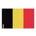 Miniatyrbild 1 av 3: Belgiska flaggan – 192 x 288 cm – Hårt polyester – 2 metalöglor – Inomhus / Utomhus – Pixelforma