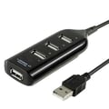 Miniatyrbillede 2 af 4: MaxLLTo ® MULTIPRISE 4 PORT HUB Multi oplader USB 2.0 kabel - PC MAC TABLET SMARTPHONE