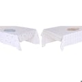 Miniatyrbild 2 av 3: Duk och servetter - DKD HOME DECOR - 150x150 cm - Fyrkantig - Blå/Brown/Vit - Set om 2