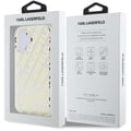 Miniatyrbild 2 av 2: Karl Lagerfeld IML Electroplaterad Återkommande Logotyp Baksida för iPhone 16 Guld