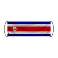Miniatyrbild 1 av 3: Scrollbanner – Costa Ricas flagga – 17 x 50 cm – Polyester – Manflagga – Pixelforma