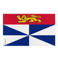Miniatyrbild 1 av 3: Gironde-flagga – 160 x 240 cm – Hållbar polyester – 2 metallöglor – För inomhus-/utomhusbruk – Pixelforma