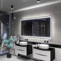Miniatyrbild 3 av 4: Alasta, LED Spegel med Touch Switch, Madrit 110x60 cm