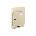 Pikkukuva 1 / 2: Postilaatikko - Alubox - Uno Maxi - Ivoire - Etuavaus - Lukko - 263x395x70 mm
