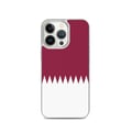 Miniatyrbild 1 av 2: Mobilskal – Qatarflagga – Kompatibel med iPhone 13 Pro – Mjuk fodral – Slitstark och stötresistent - Silikon - Pixelforma