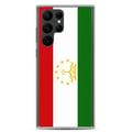 Miniatyrbild 1 av 2: Mobilskal – Tadzjikistans flagga – Kompatibel med Samsung Galaxy S22 Ultra – Mjukt fodral – Slitstarkt och stötresistent – Pixelforma