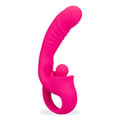 Miniatyrbild 1 av 6: Ergonomisk kanin vibrator Ellow - Rosa