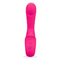 Miniatyrbild 3 av 6: Ergonomisk kanin vibrator Ellow - Rosa