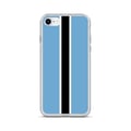 Miniatyrbild 1 av 2: Telefonfodral – Botswana Flagg – Kompatibel med iPhone 6S – Mjuk Fodral – Hållbar och Stötabsorberande - Silikon - Pixelforma