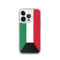 Miniatyrbild 1 av 2: Mobilskal – Kuwaitflagga – Kompatibel med iPhone 14 Pro – Mjuk insida – Stöt- och slitstark – Silikon – Pixelforma