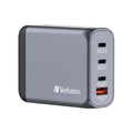 Miniatyrbillede 1 af 6: TELEFON, OPLADER, VÆG, Verbatim Gnc-100 Gan Oplader 4 Porte 100w Karakteristika Hovedfarve Grigio Antal USB-porte