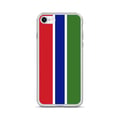 Miniatyrbild 1 av 2: Telefonfodral – Gambias flagga – Kompatibel med iPhone 6S Plus – Mjuk fodral – Slitstark och stöttålig - Silikon - Pixelforma