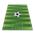Miniatyrbild 4 av 4: Barnmatta - AYYILDIZ - Fotbollsplan - Grön - 140x200 cm - 100% Polyamid