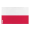 Miniatyrbild 1 av 3: Polens flagga – 160 x 240 cm – Hållbar polyester – 2 metalöglor – Inomhus / Utomhus – Pixelforma