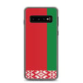 Miniatyrbild 1 av 2: Mobilskal – Vitrysslands flagga – Kompatibel med Samsung Galaxy S10 – Mjuk skal – Slitstark och stötresistent – Pixelforma