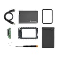 Miniatyrbillede 1 af 3: TRANSCEND Diskkonverteringssæt fra intern til ekstern harddisk - SSD - 2,5" - USB 3.0 - SATA III 6Gb/s