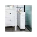 Miniatyrbillede 4 af 6: Toilettskab - MUVOE - 2 skuffer - Hvid - Lakeret MDF - 16x49,5x66 cm
