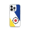 Miniatyrbild 1 av 2: Mobilskal – Bonaire Flagga – Kompatibel med iPhone 14 Pro – Flexibelt Skal – Stöttåligt och Krossäkert - Silikon - Pixelforma