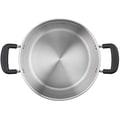 Miniatyrbillede 2 af 2: Casserole Lagostina Pratique 2 håndtag til Induktion - Grå - 22 cm - Stål 18/10