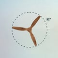 Miniatyrbild 2 av 5: Cecotec Takfläkt EnergySilence Aero 5270 DarkWood, DC-motor 40W, Diameter 132 cm, 3 Vingar, Fjärrkontroll